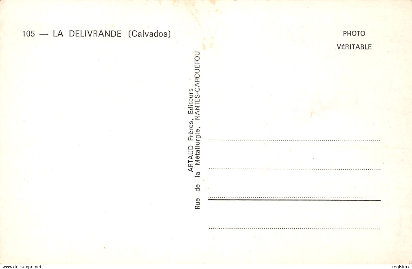 14-LA DELIVRANDE-N°T1168-C/0049 - Autres & Non Classés