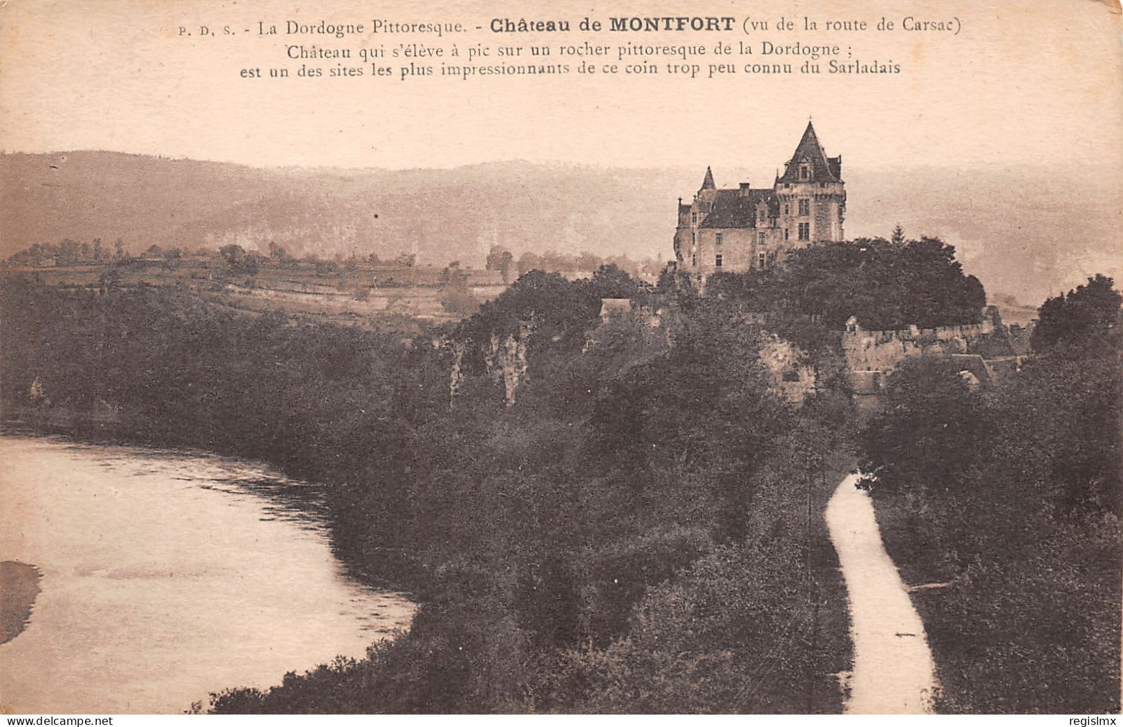 24-VITRAC CHATEAU DE MONTFORT-N°T1169-A/0285 - Sonstige & Ohne Zuordnung