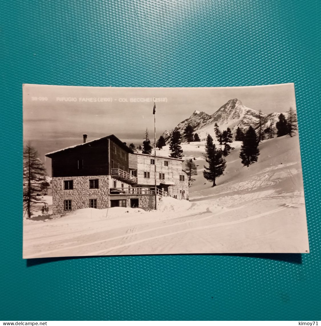 Cartolina Rifugio Fanes 2100 - Col Becchei 2512. Non Viaggiata - Bolzano (Bozen)