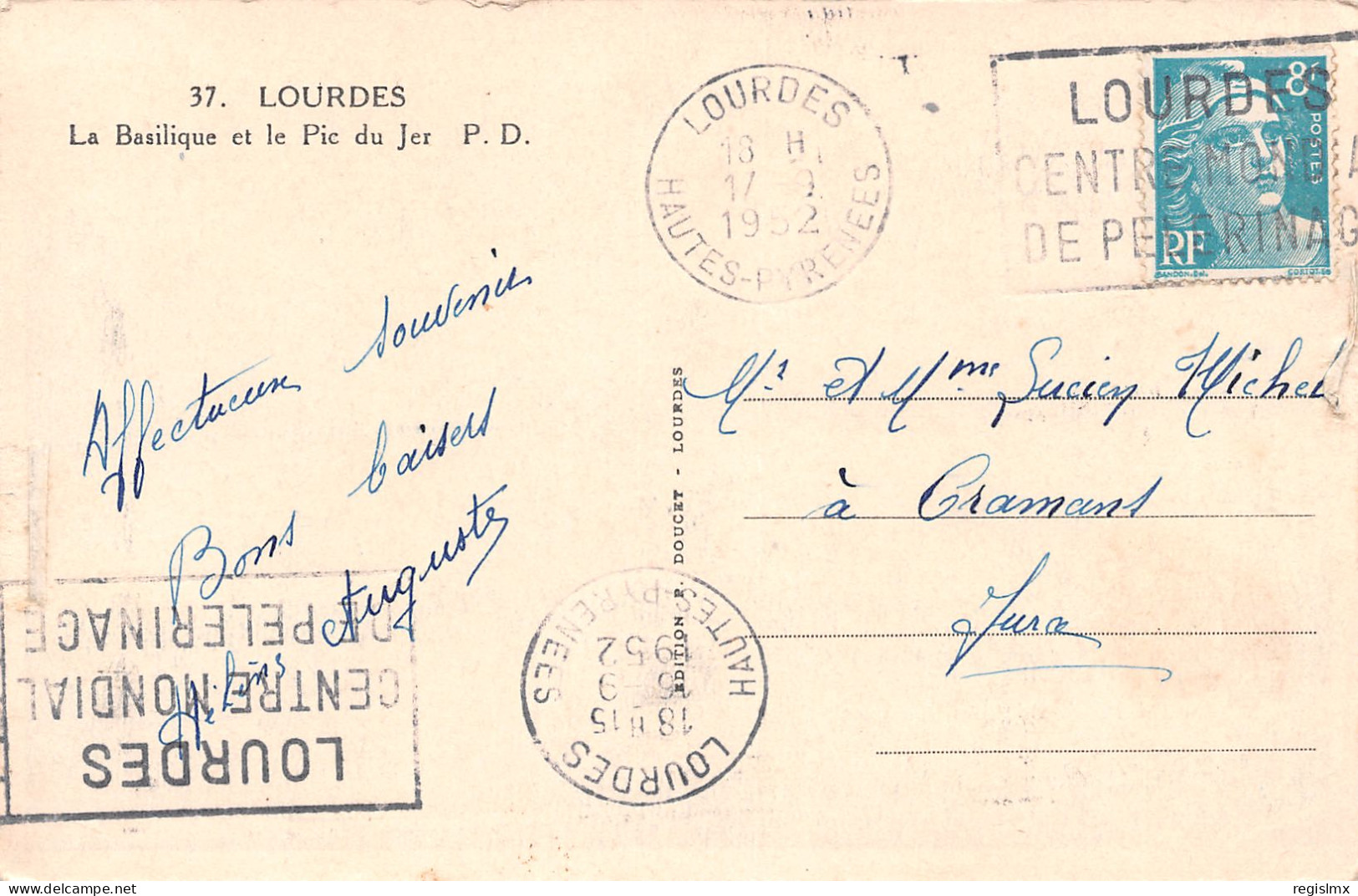 65-LOURDES-N°T1169-D/0247 - Lourdes