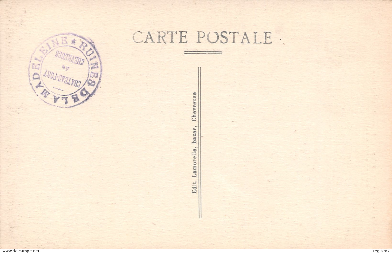 78-CHEVREUSE CHATEAU DE LA MADELEINE-N°T1169-D/0123 - Chevreuse