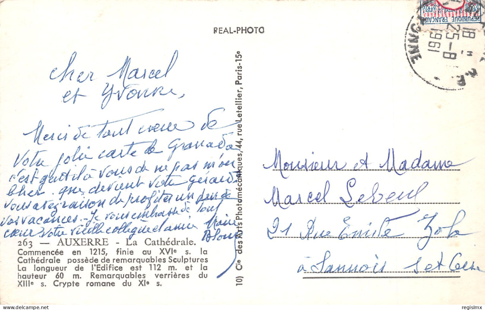 89-AUXERRE-N°T1169-C/0365 - Auxerre