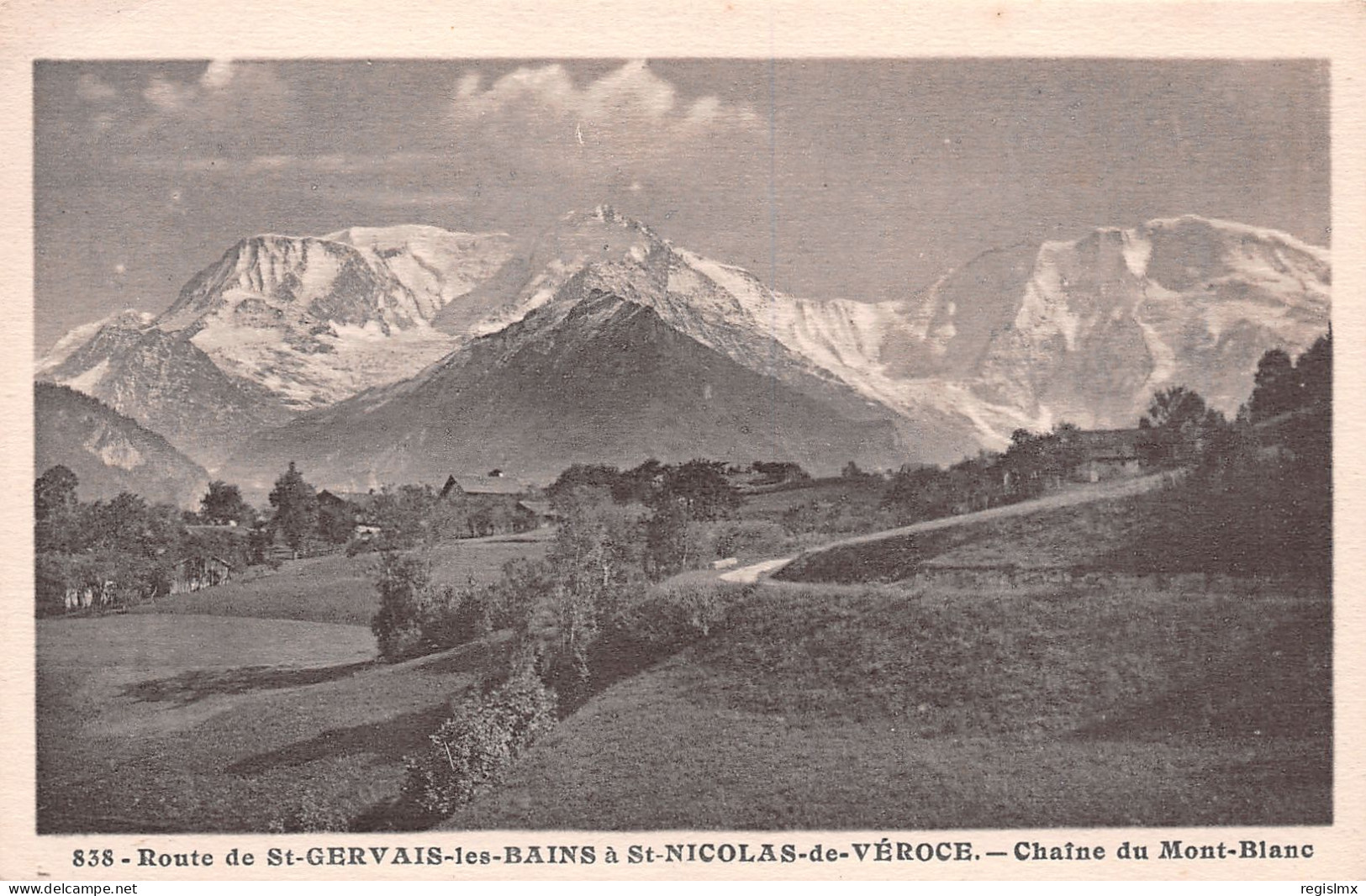 74-ROUTE DE SAINT GERVAIS LES BAINS A SAINT NICOLAS DE VEROCE-N°T1169-C/0069 - Andere & Zonder Classificatie