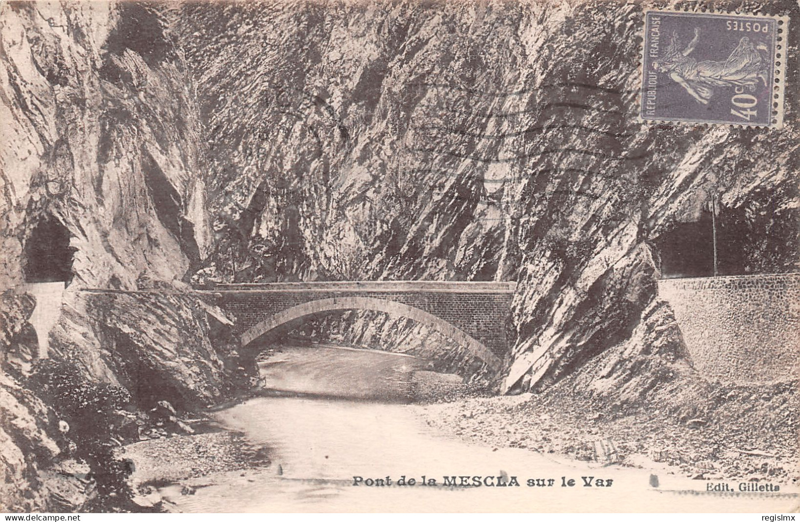 06-PONT DE LA MESCLA SUR LE VAR-N°T1169-E/0023 - Andere & Zonder Classificatie