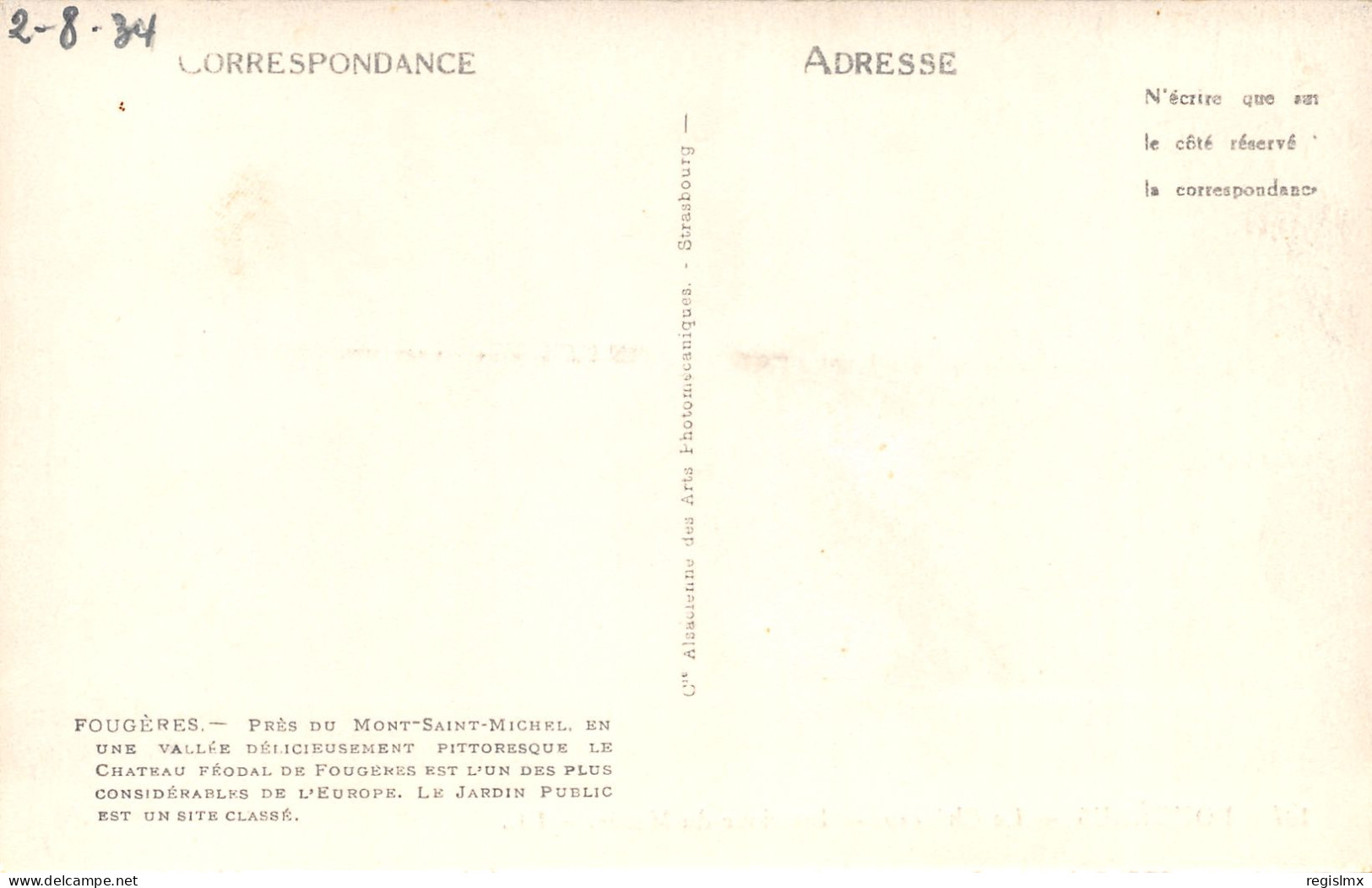 35-FOUGERES-N°T1169-H/0353 - Fougeres