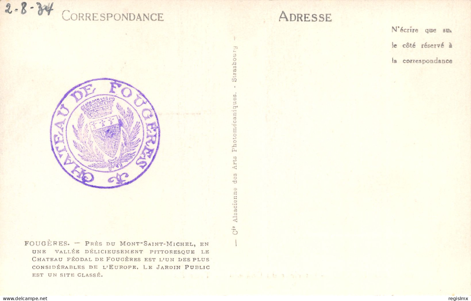 35-FOUGERES-N°T1169-H/0351 - Fougeres