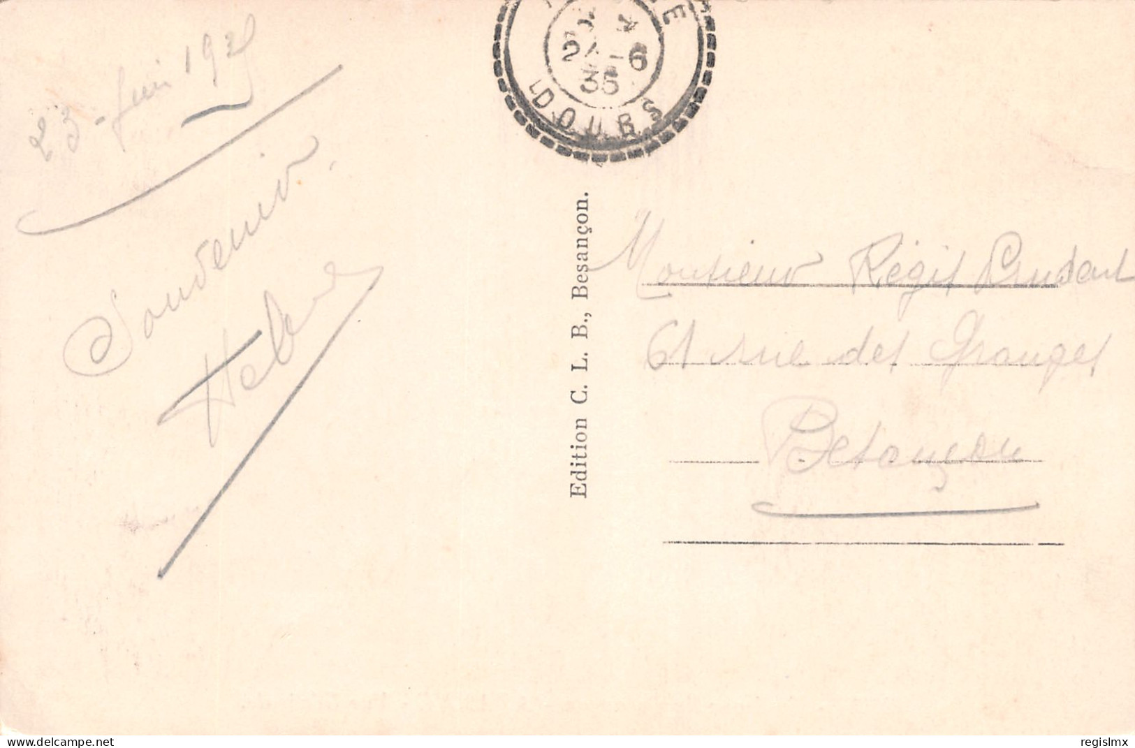 25-AVANNES-N°T1169-H/0035 - Other & Unclassified