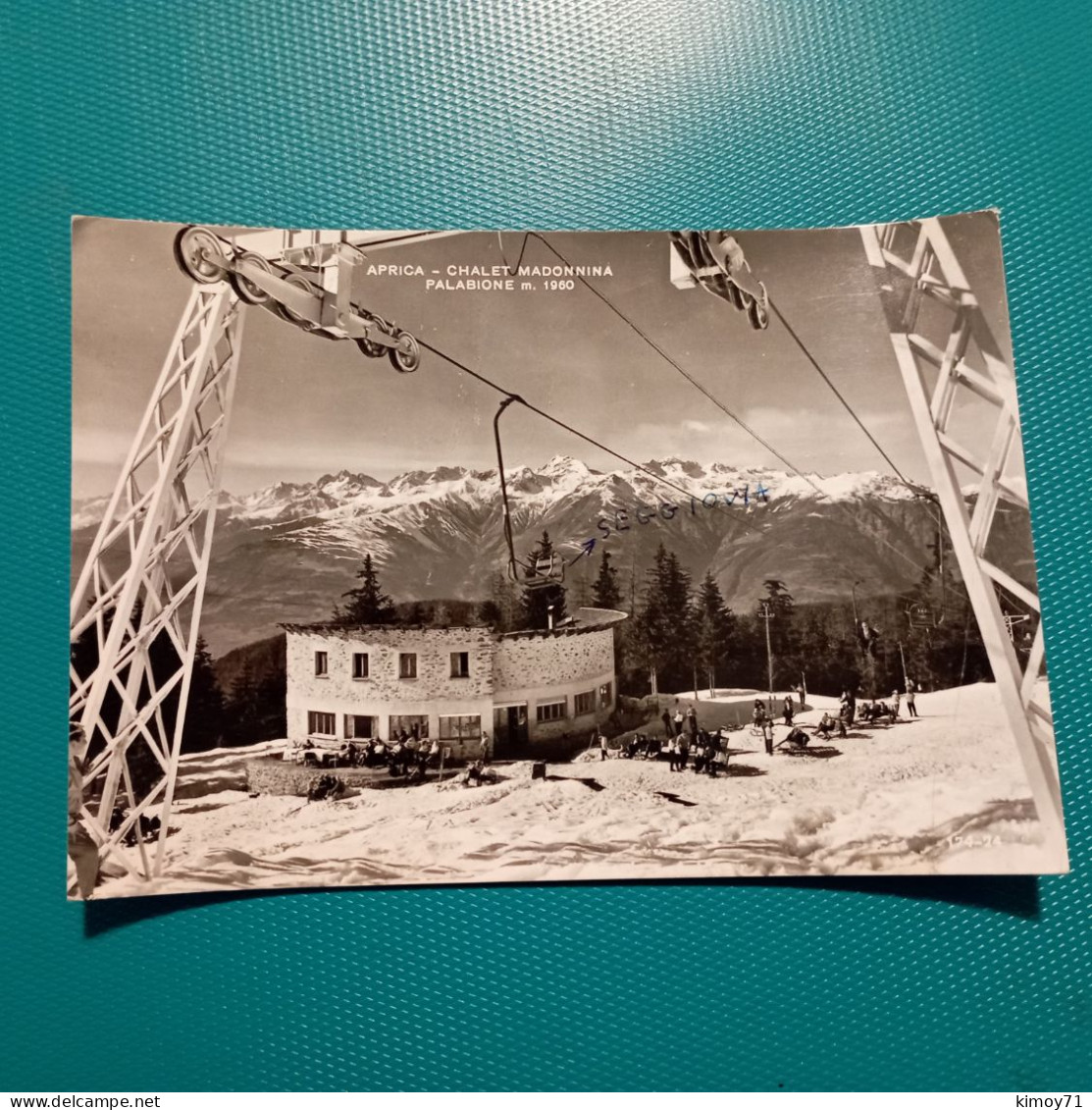 Cartolina Aprica - Chalet Madonnina Palabione M. 1960. Viaggiata 1960 - Sondrio