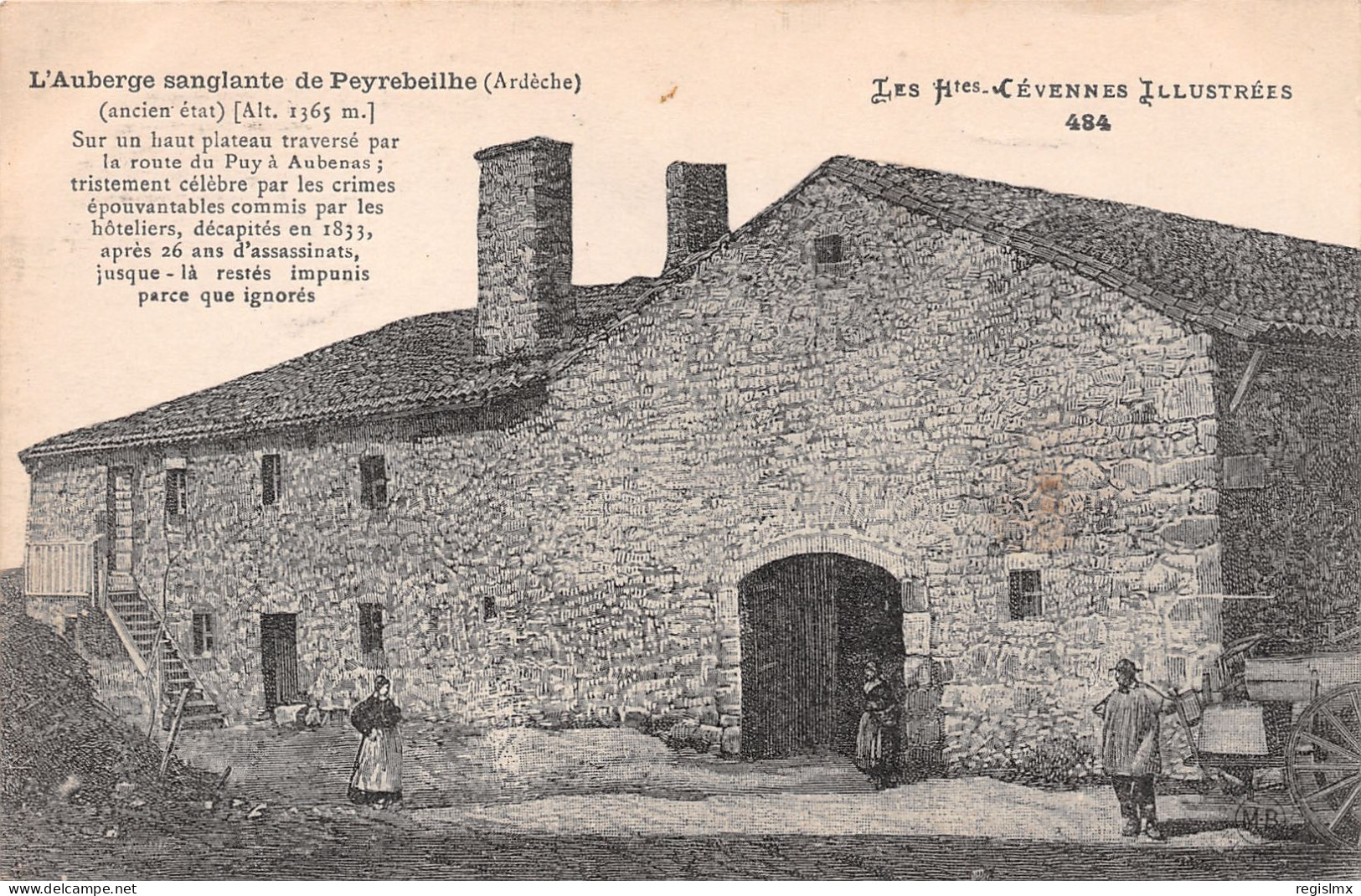 07-LANARCE AUBERGE DE PEYREBEILHE-N°T1170-B/0271 - Autres & Non Classés