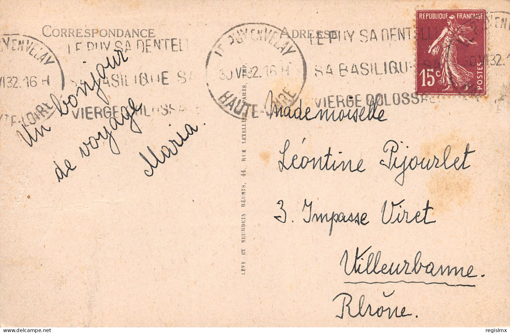 43-LE PUY EN VELAIS-N°T1170-E/0343 - Le Puy En Velay