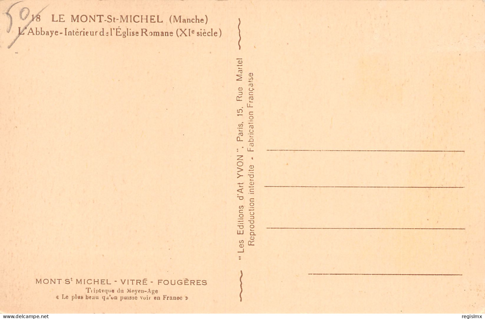 50-MONT SAINT MICHEL-N°T1170-E/0035 - Other & Unclassified