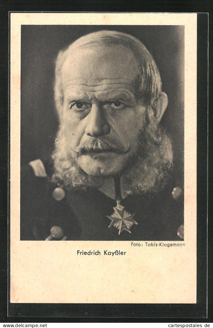 AK Schauspieler Friedrich Kayssler Mit Backenbart In Uniform  - Acteurs