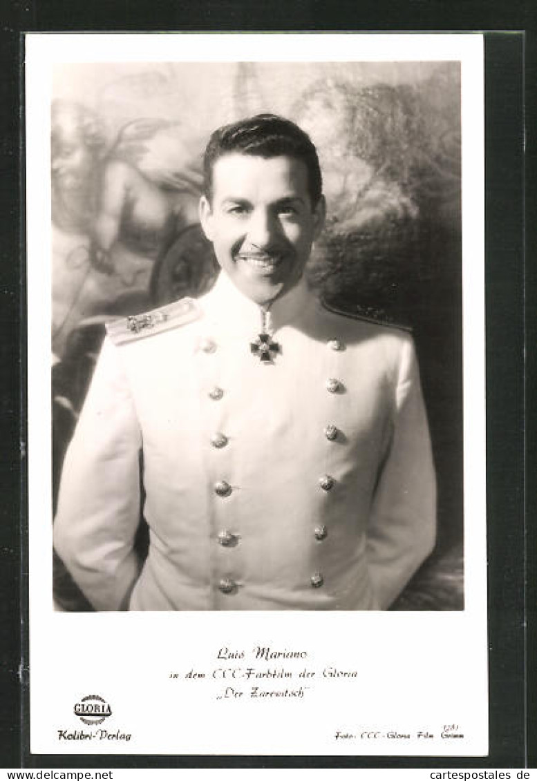 AK Schauspieler Luis Mariano In Uniform  - Actores