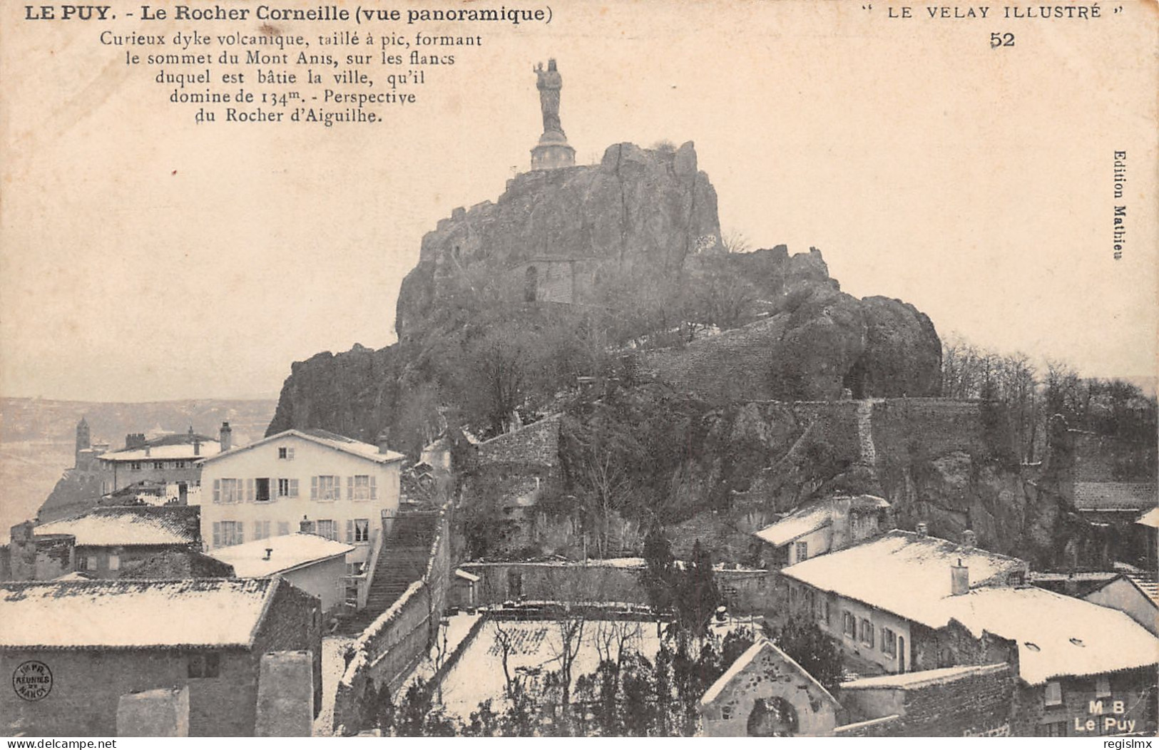 43-LE PUY  LE ROCHER CORNEILLE-N°T1171-B/0283 - Le Puy En Velay