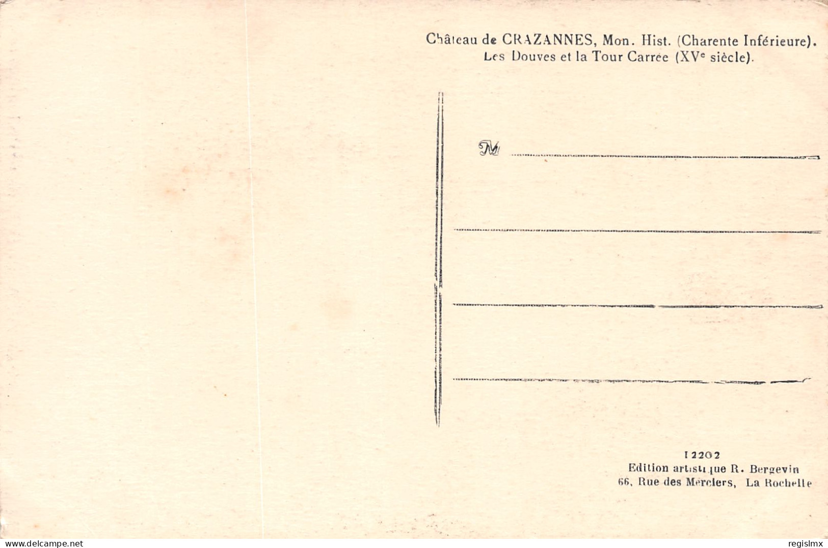 17-CRAZANNES-N°T1171-B/0205 - Altri & Non Classificati