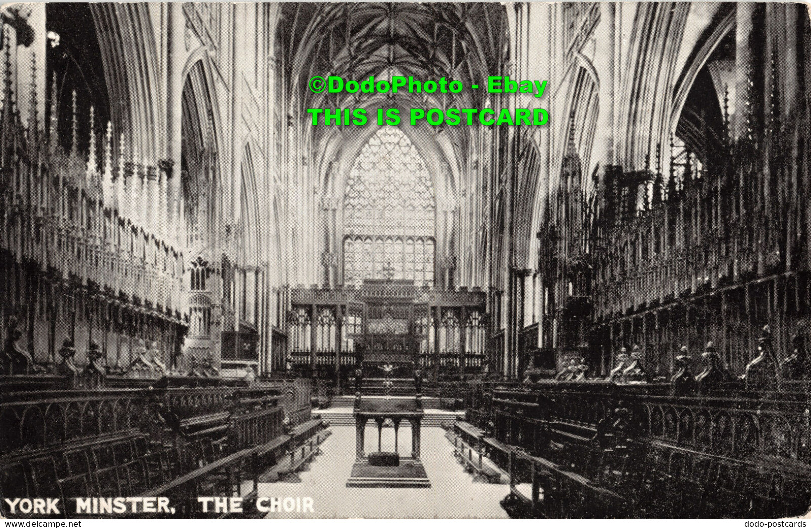 R346014 York Minster. The Choir. T. T. And S. Queen Series - World