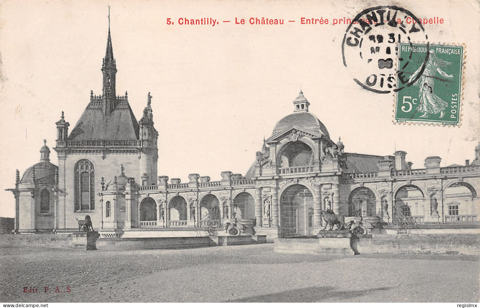 60-CHANTILLY LE CHATEAU-N°T1172-B/0229 - Chantilly