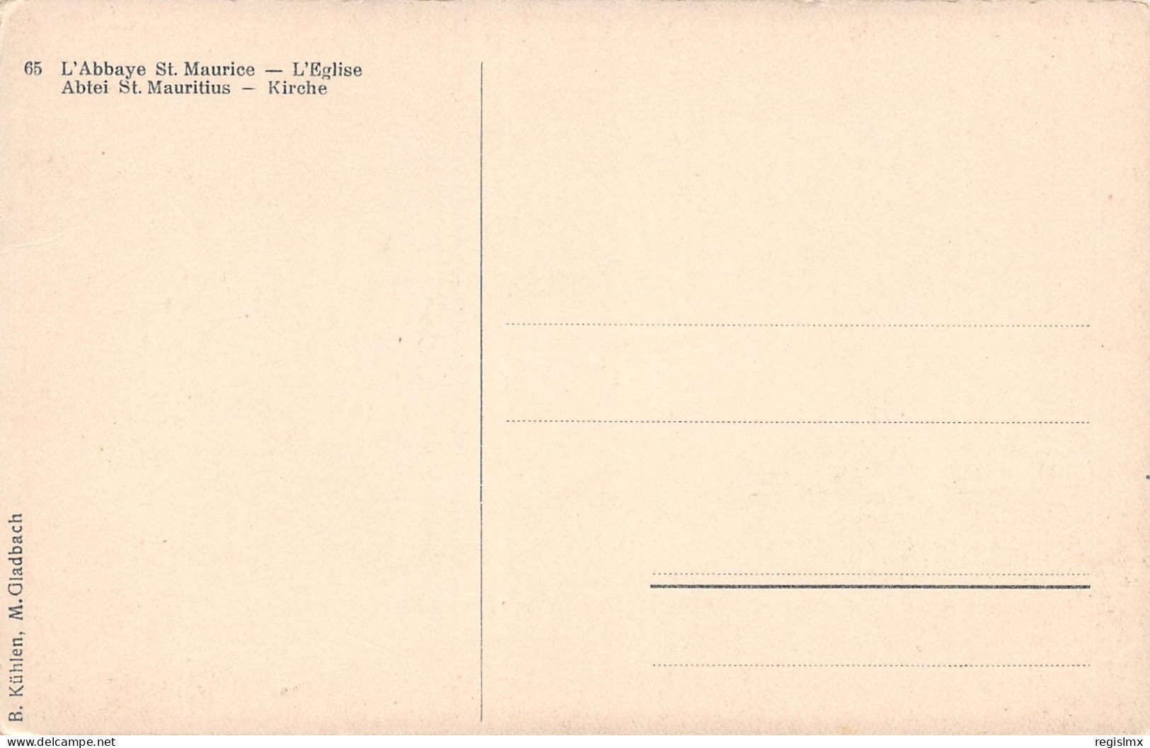 ET-Luxembourg CLERVAUX ABBAYE SAINT MAURICE L EGLISE-N°T1172-A/0399 - Other & Unclassified