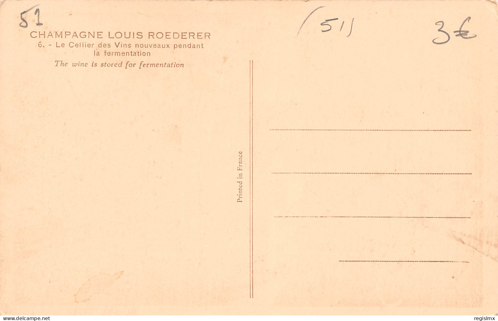 51-CHAMPAGNE LOUIS ROEDERER LE CELLIER DES VINS NOUVEAUX-N°T1172-E/0327 - Sonstige & Ohne Zuordnung
