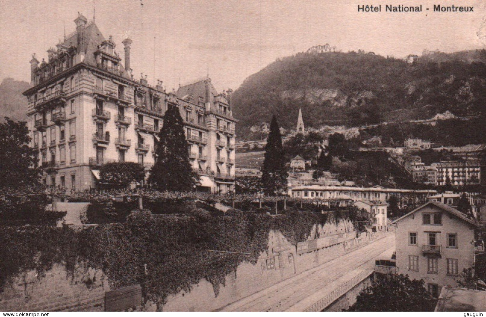 CPA - MONTREUX - Hôtel National ... Edition Photo.Musy - Montreux