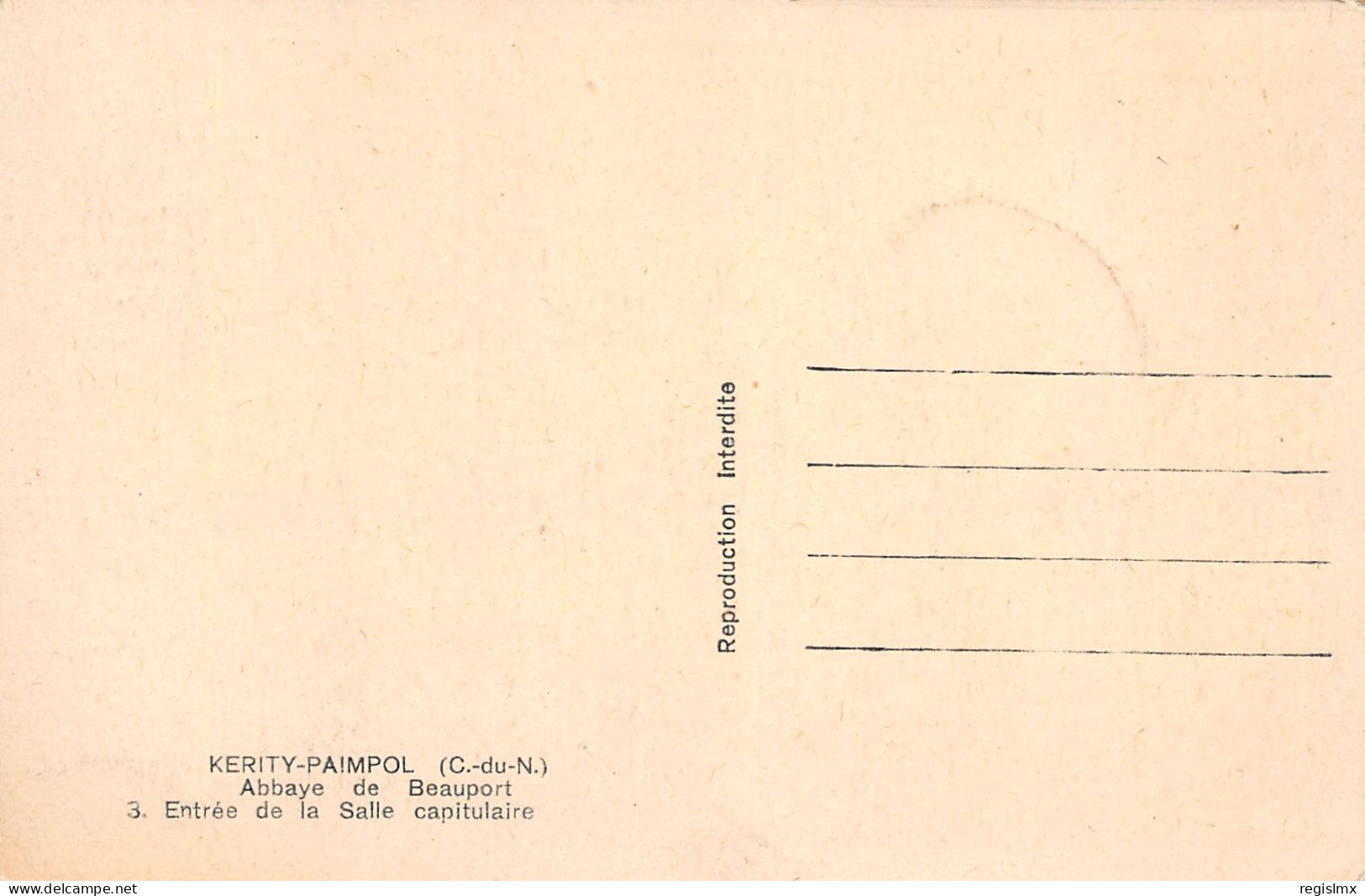 22-KERITY PAIMPOL-N°T1172-D/0109 - Altri & Non Classificati