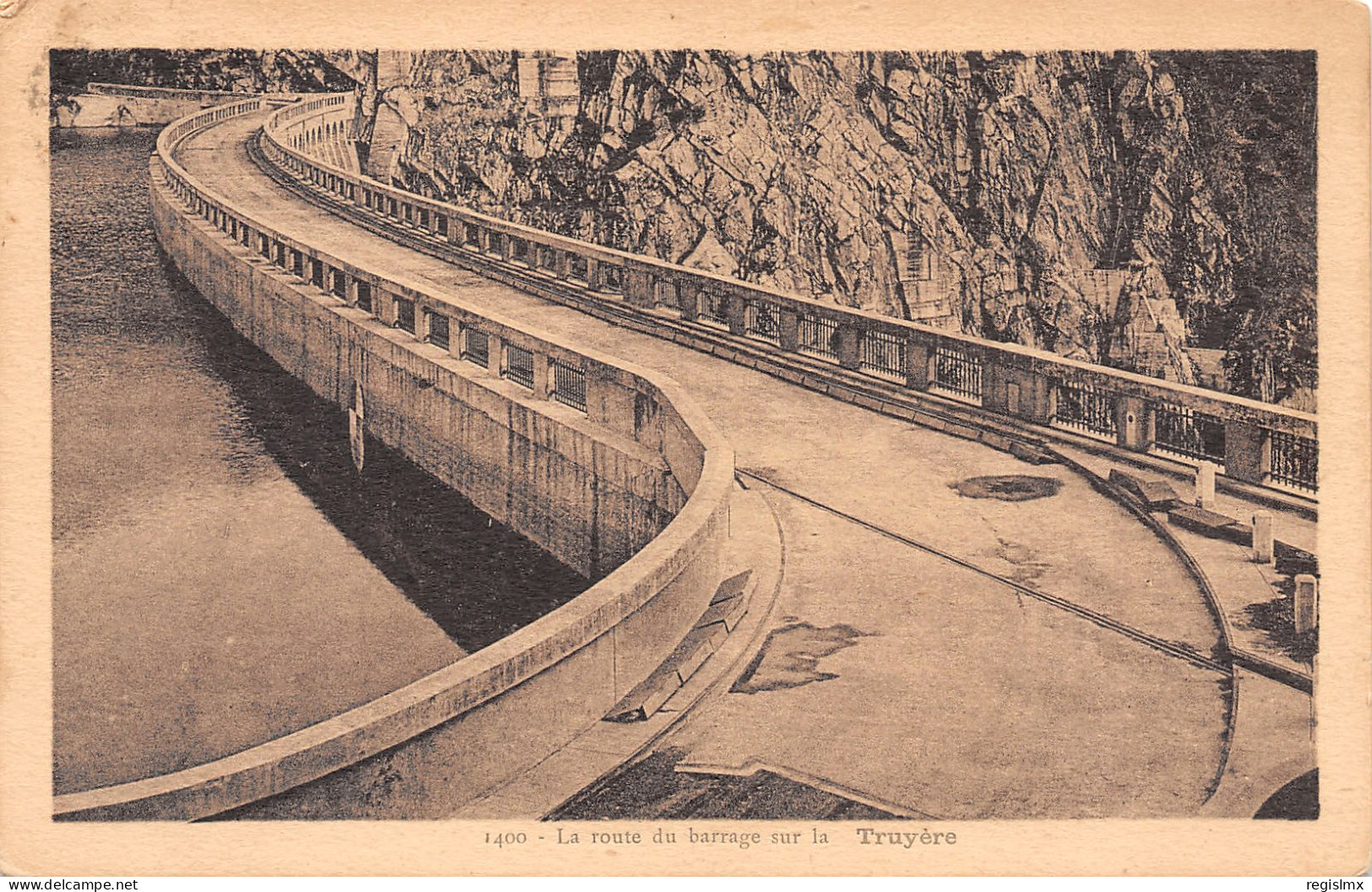 15-LA ROUTE DU BARRAGE SUR LA TRUYERE-N°T1172-D/0047 - Otros & Sin Clasificación