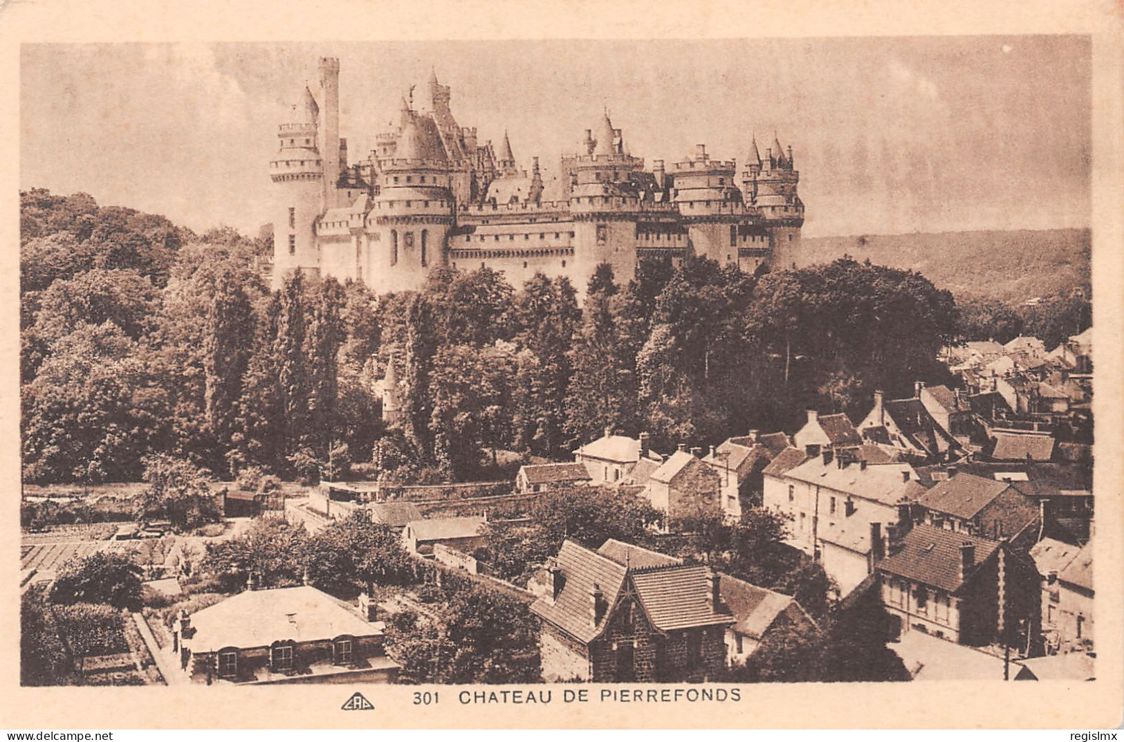 60-PIERREFONDS LE CHATEAU-N°T1172-C/0285 - Pierrefonds