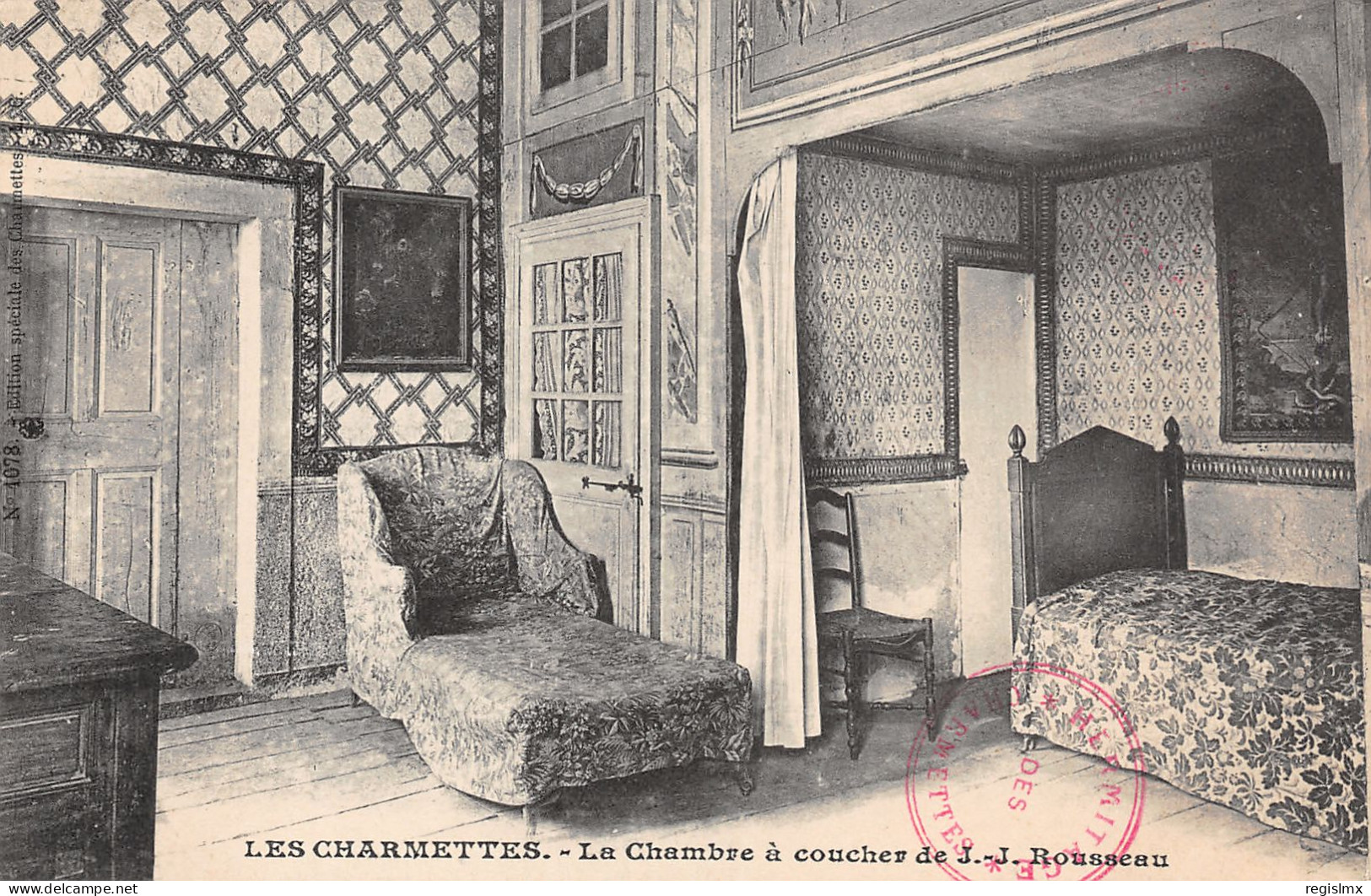 73-LES CHARMETTES LA CHAMBRE A COUCHER DE J-J ROUSSEAU-N°T1172-H/0163 - Autres & Non Classés