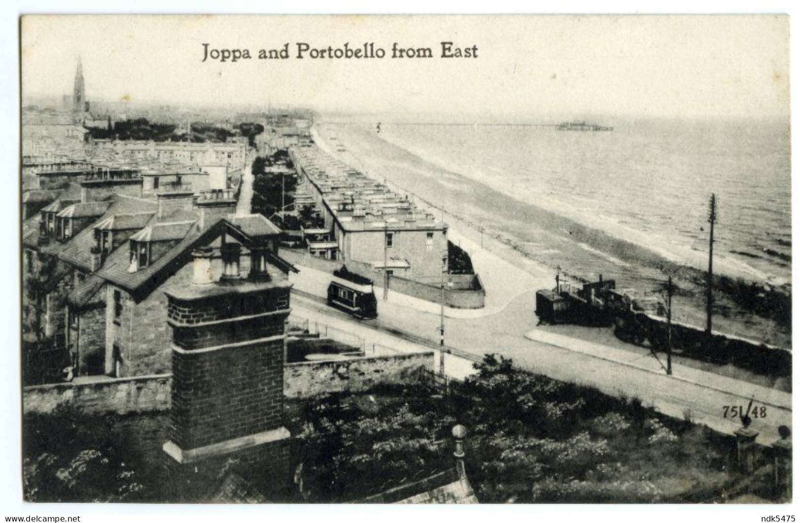 EDINBURGH : JOPPA AND PORTOBELLO FROM EAST - Midlothian/ Edinburgh