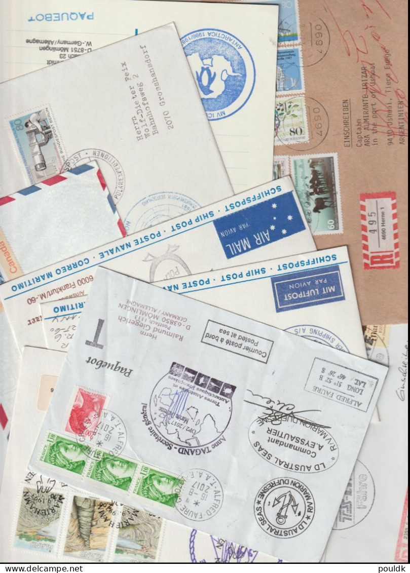 100 Covers With Ships As A Theme, Either Stamps Or Postmarks. Postal Weight 0,54 Kg. Please Read Sales Conditions Under - Ships