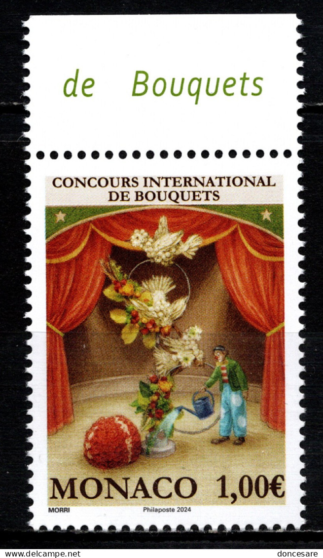 MONACO 2024 - CONCOURS INTERNATIONAL DE BOUQUETS - NEUF ** - Unused Stamps