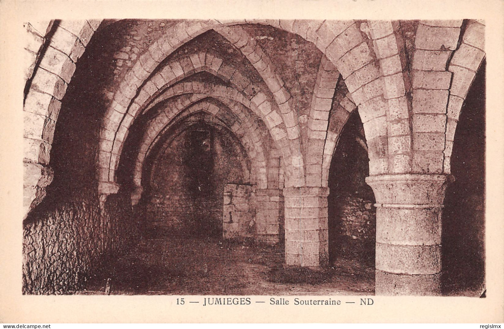 76-JUMIEGES ANCIENNE ABBAYE-N°T1173-C/0269 - Jumieges
