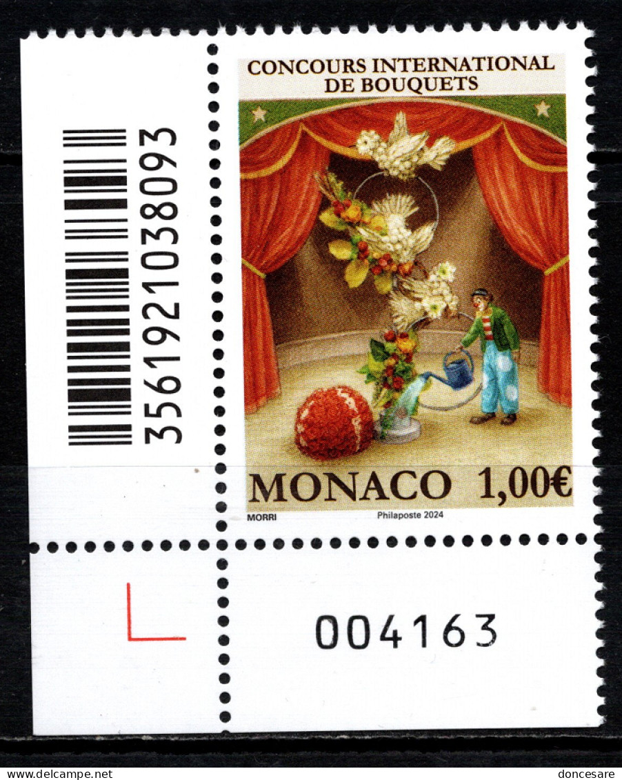 MONACO 2024 - CONCOURS INTERNATIONAL DE BOUQUETS - NEUF ** - Unused Stamps