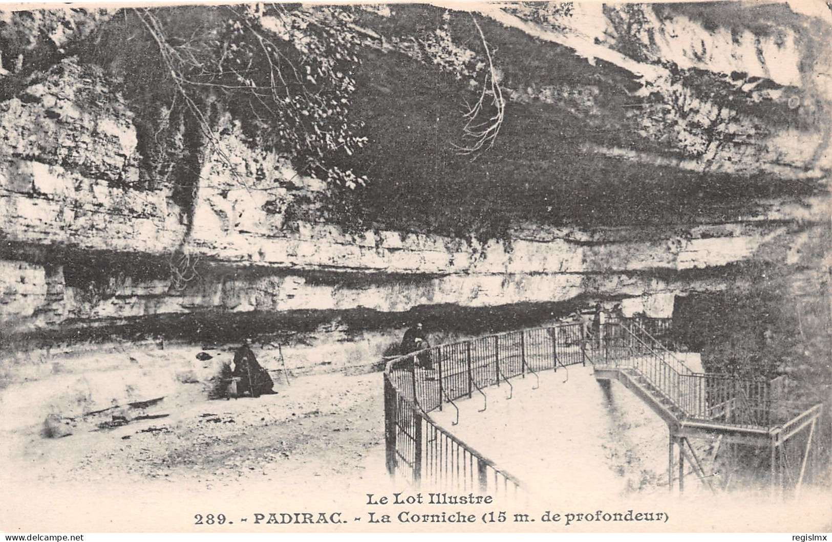 46-PADIRAC LA CORNICHE-N°T1173-G/0303 - Padirac