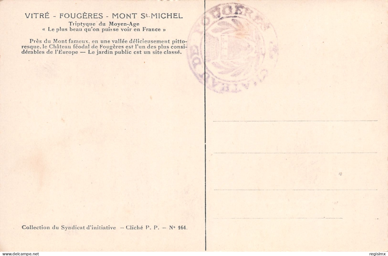 35-FOUGERES-N°T1174-A/0167 - Fougeres