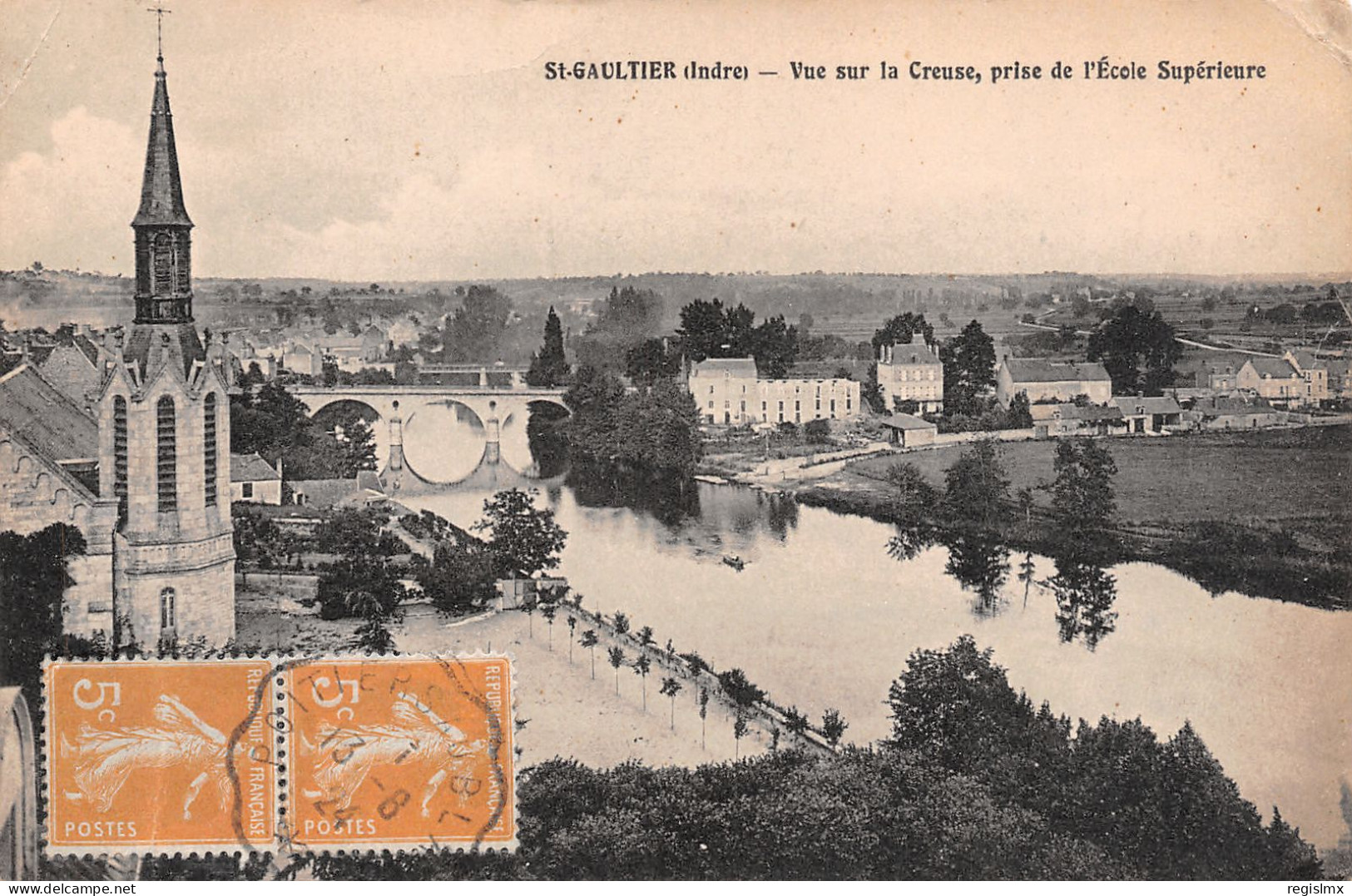 36-SAINT GAULTIER-N°T1173-H/0195 - Autres & Non Classés