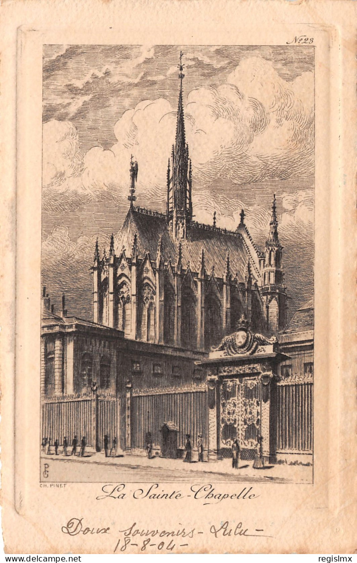 75-PARIS SAINTE CHAPELLE-N°T1174-D/0361 - Altri & Non Classificati