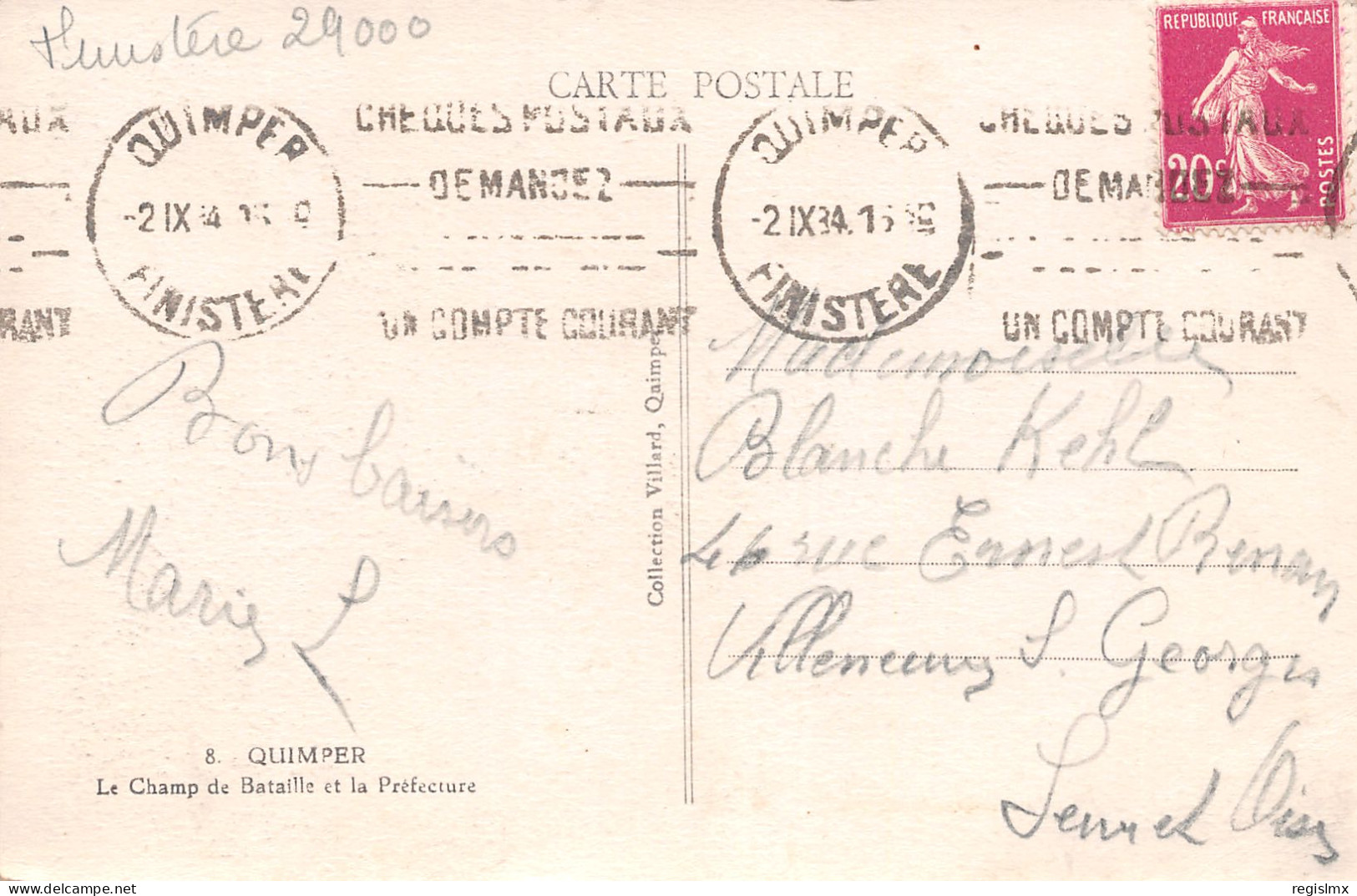 29-QUIMPER-N°T1174-E/0375 - Quimper