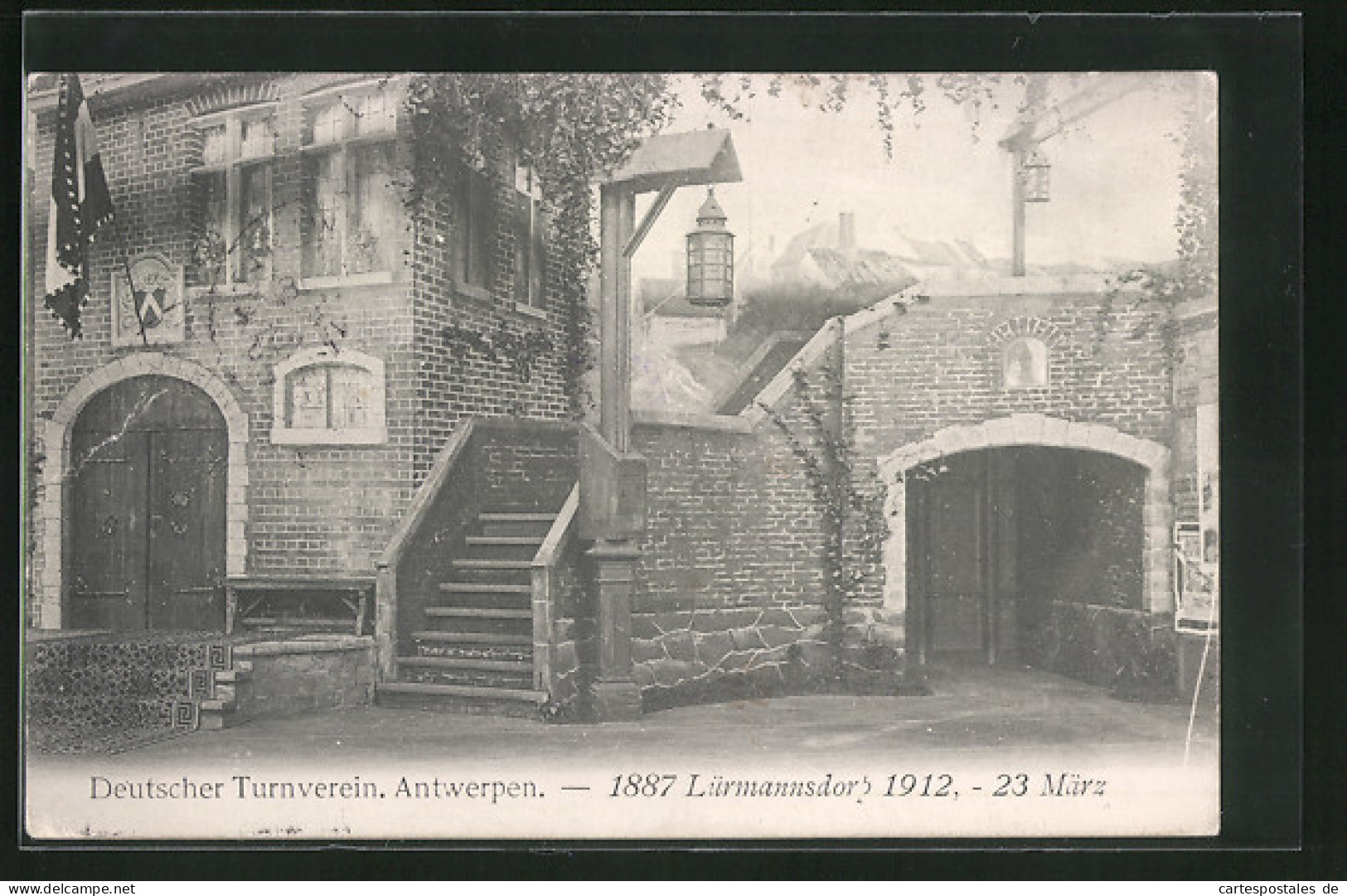 AK Antwerpen, Deutscher Turnverein, Lürmannsdorp 1912  - Antwerpen