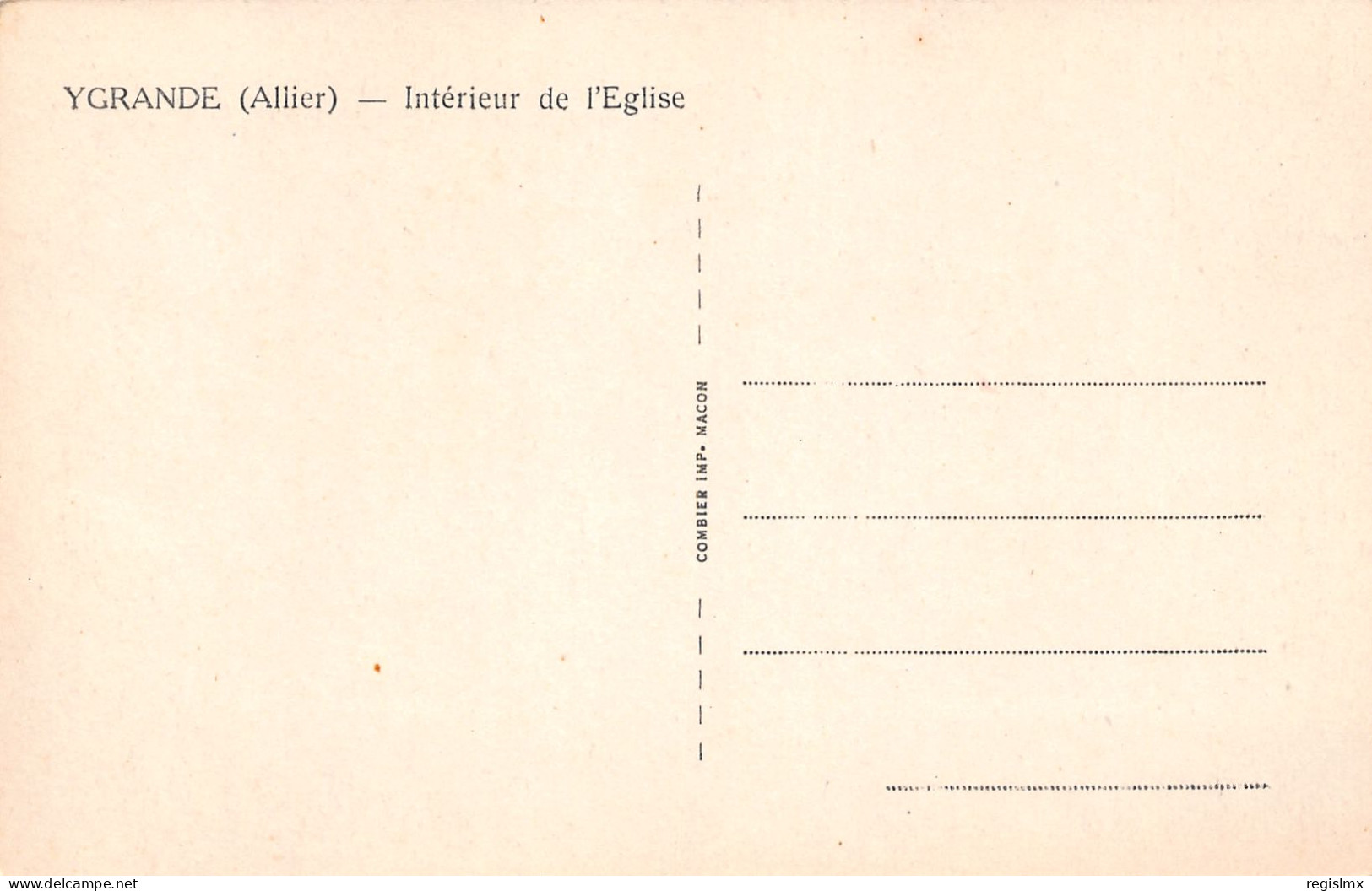 03-YGRANDE-N°T1175-H/0071 - Andere & Zonder Classificatie