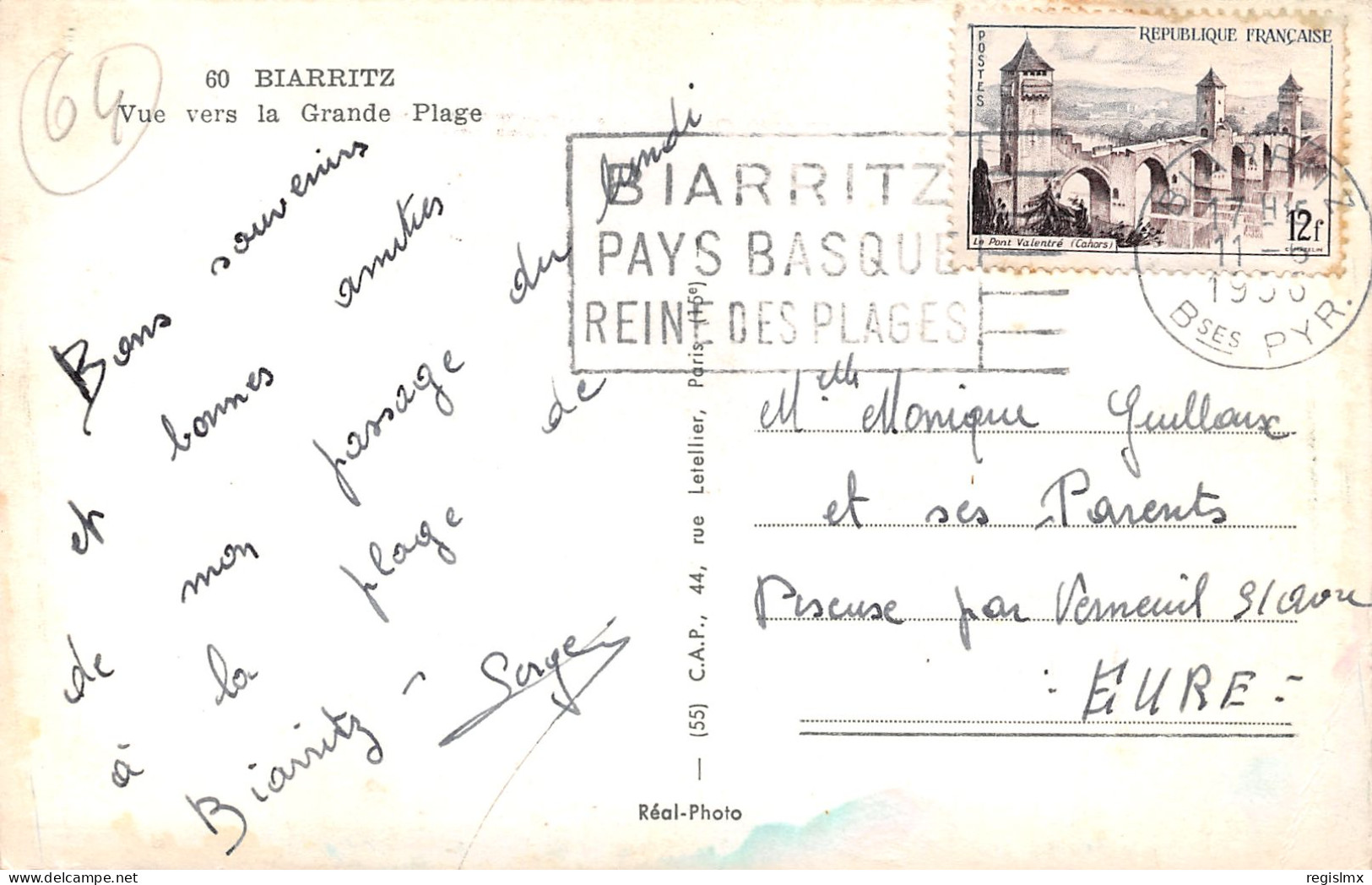 64-BIARRITZ-N°T1175-G/0255 - Biarritz