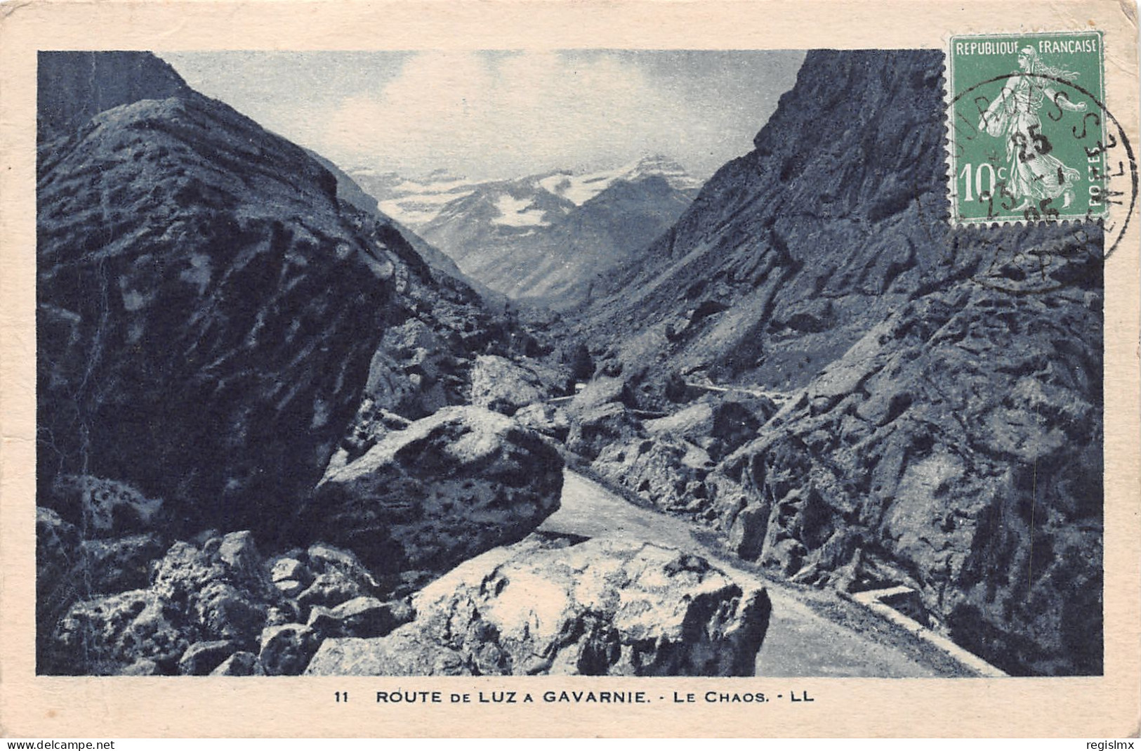 65-ROUTE DE LUZ A GAVARNIE-N°T1175-G/0137 - Autres & Non Classés