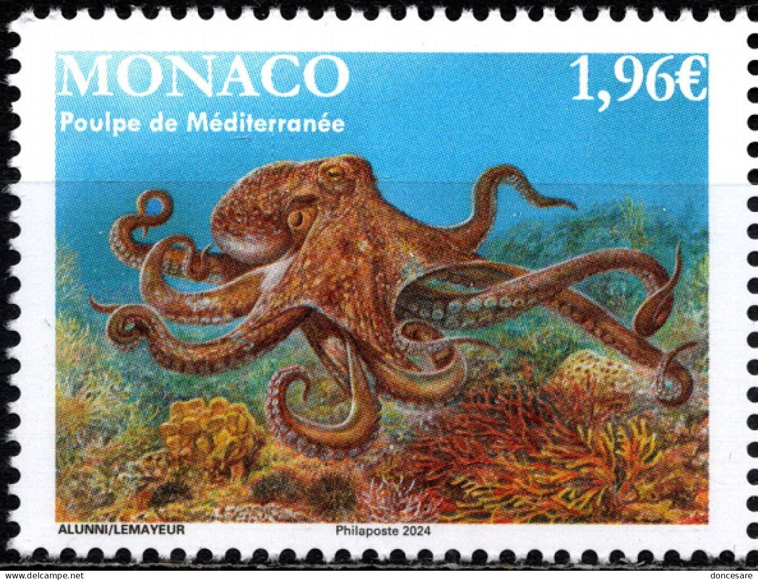 MONACO 2024 - EUROPA 2024 - LE POULPE DE MÉDITERRANÉE - NEUF ** - Unused Stamps