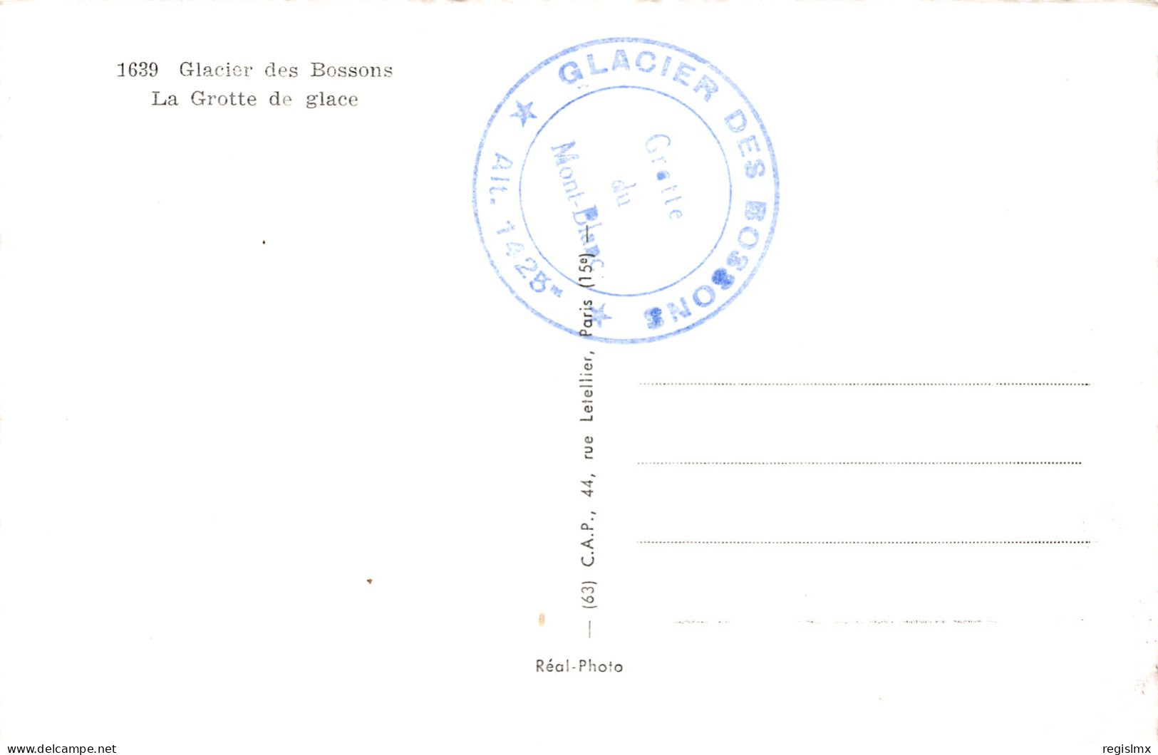 74-GLACIER DES BOSSONS-N°T1176-F/0099 - Other & Unclassified