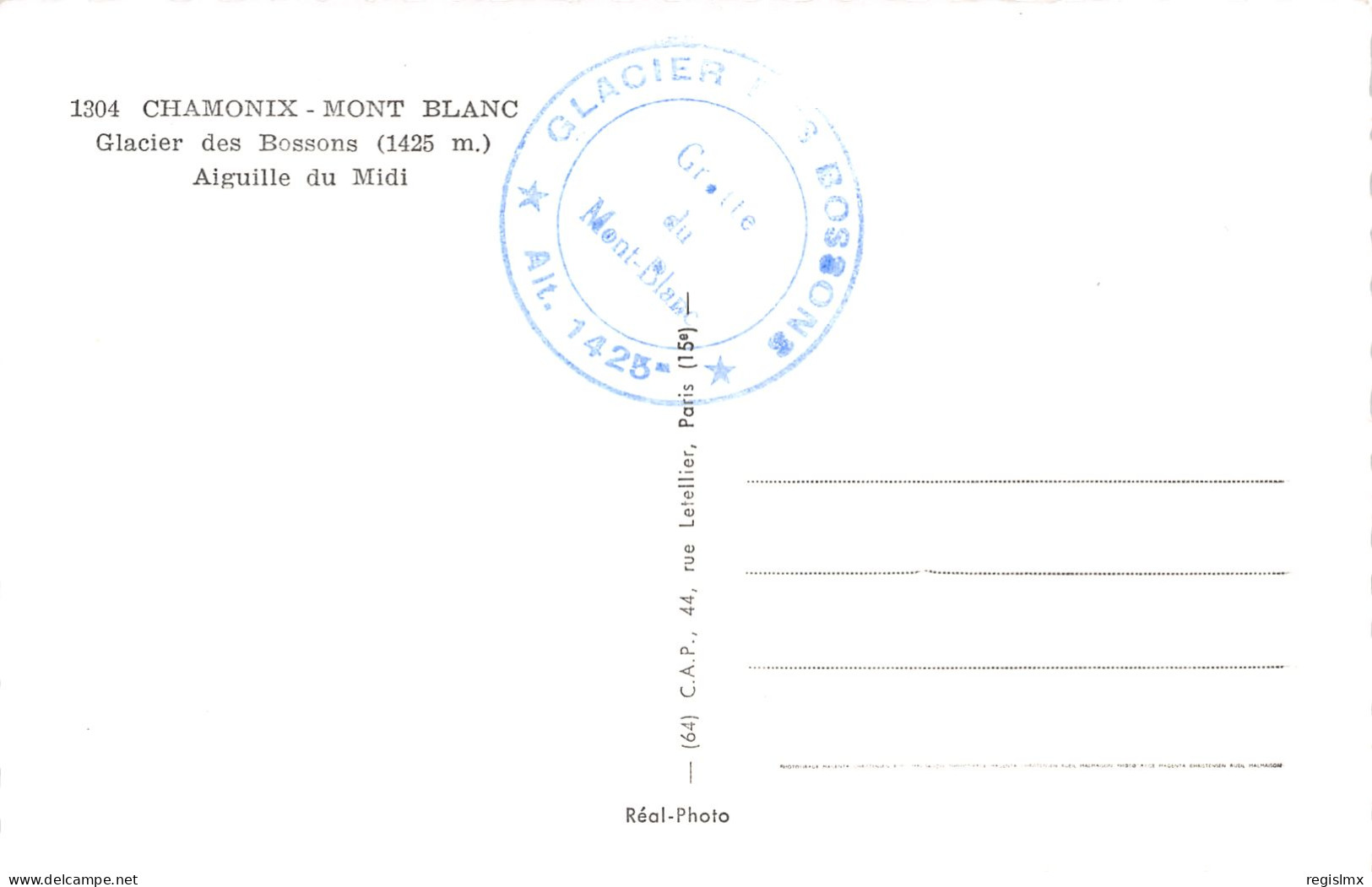 74-CHAMONIX MONT BLANC-N°T1176-F/0097 - Chamonix-Mont-Blanc