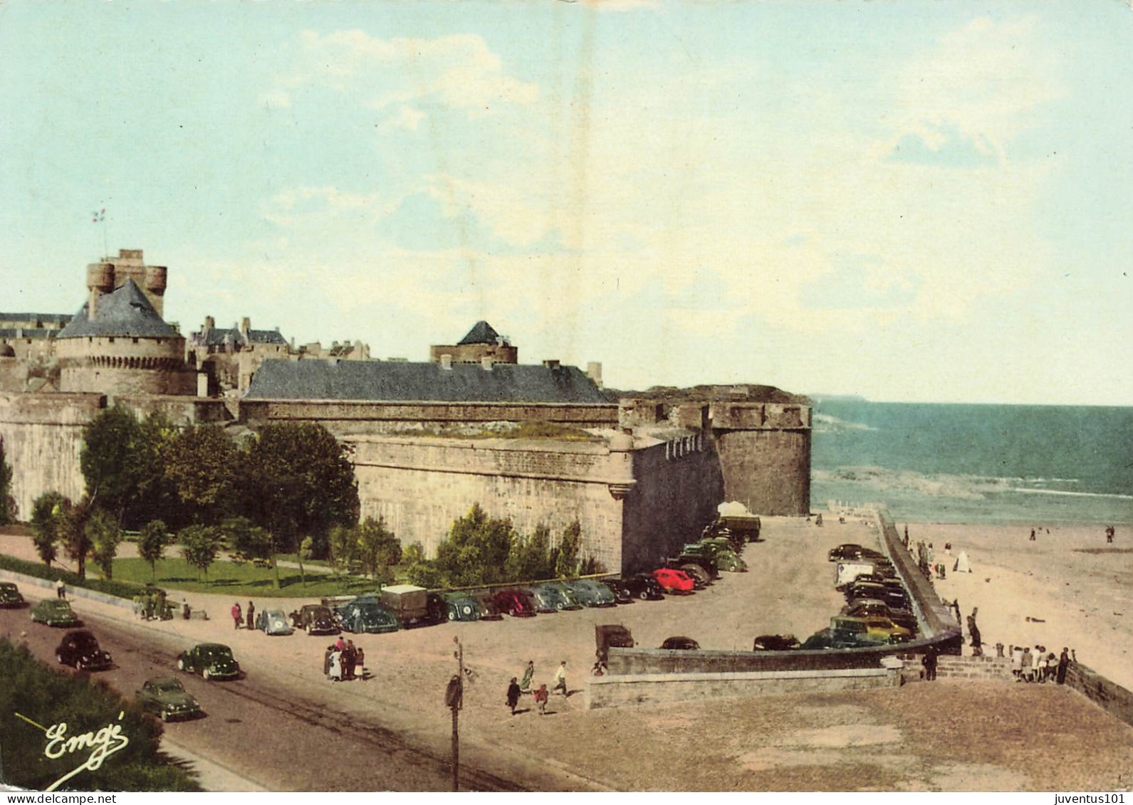 CPSM Saint Malo-Le Château-Timbre   L2912 - Saint Malo