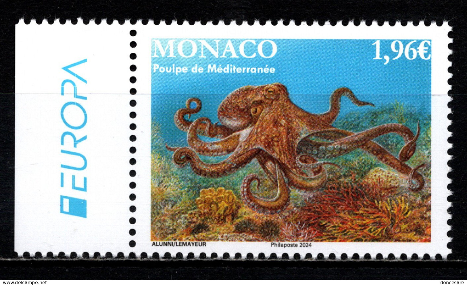 MONACO 2024 - EUROPA 2024 - LE POULPE DE MÉDITERRANÉE - NEUF ** - Unused Stamps