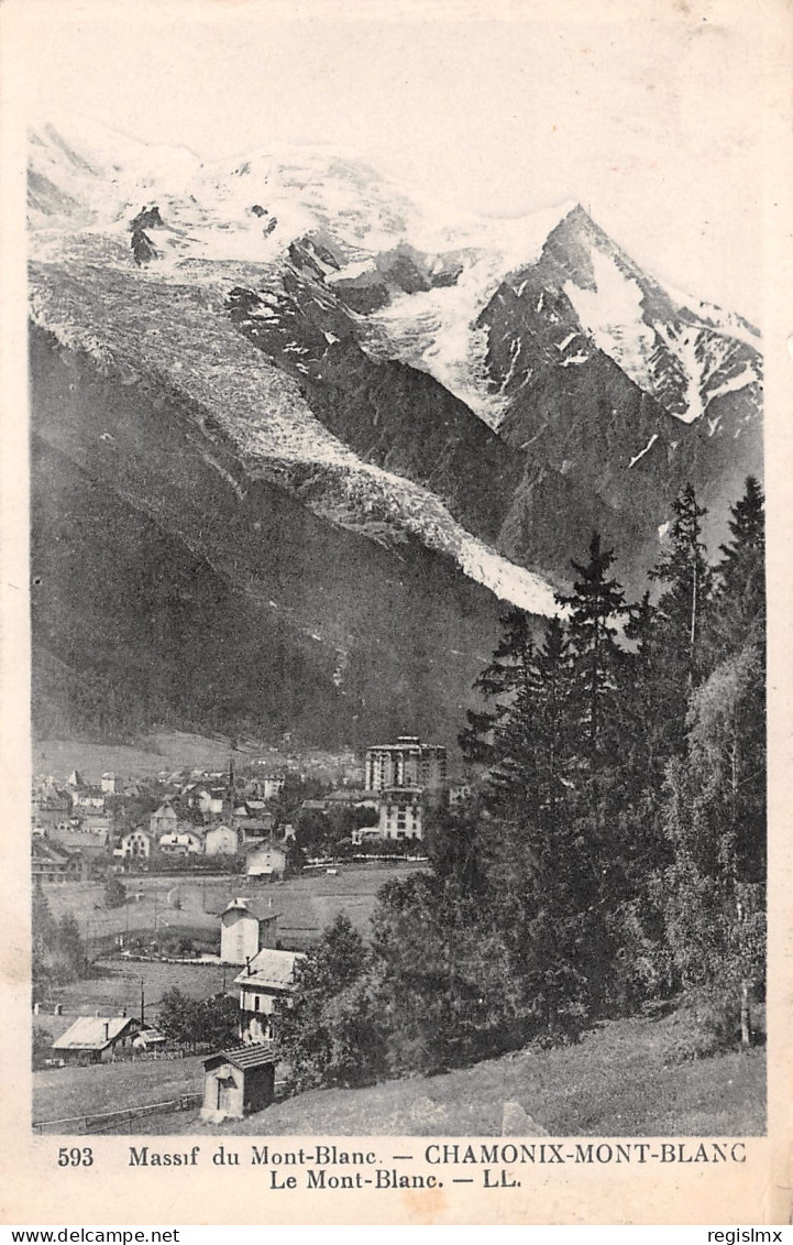 74-CHAMONIX MONT BLANC-N°T1177-A/0319 - Chamonix-Mont-Blanc