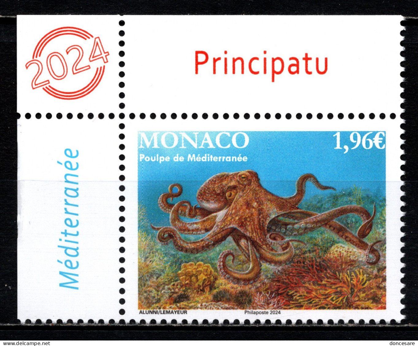 MONACO 2024 - EUROPA 2024 - LE POULPE DE MÉDITERRANÉE - NEUF ** - Unused Stamps