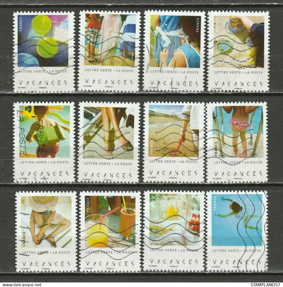 FRANCE 2019 Oblitéré : Vacances - Used Stamps